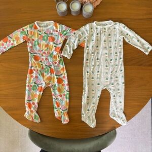 Set of 2 Magnetic Me 3-6mo baby onesies